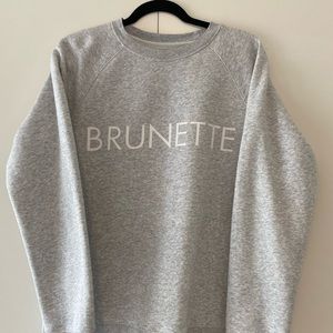 Heather Grey Brunette the Label Sweater